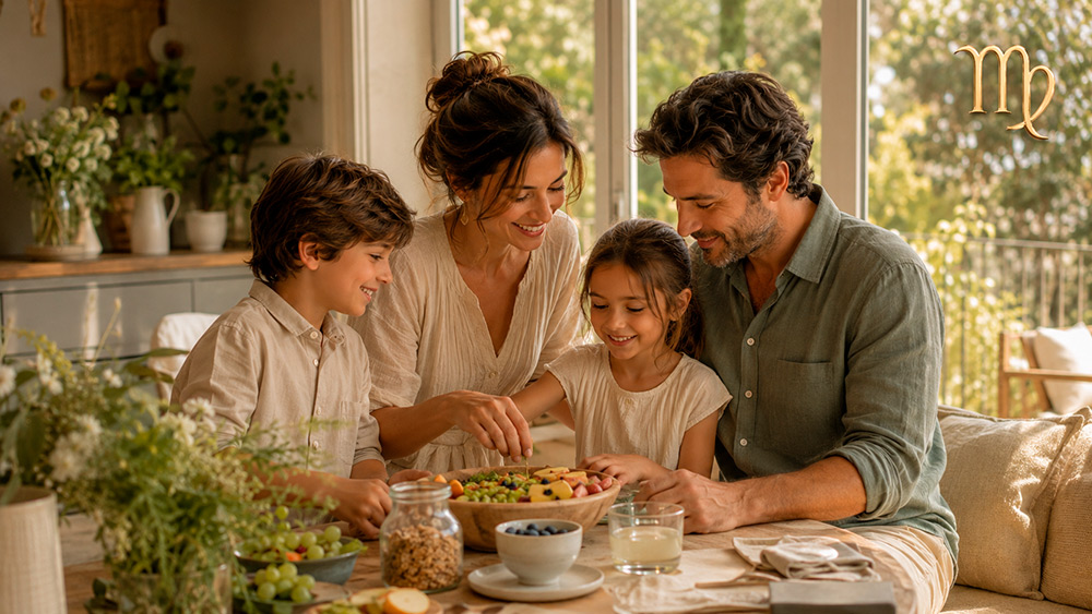 Virgo y la familia